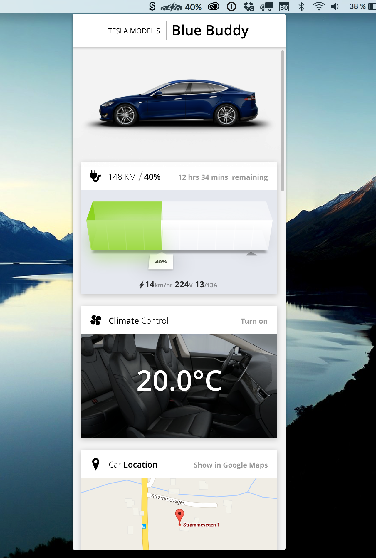 tesla app for mac