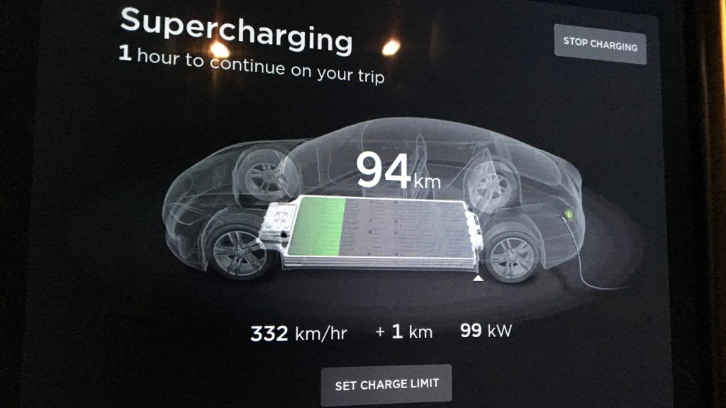 Supercharging Tesla Model S
